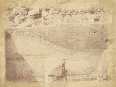 Medinet-el-Bahari (Thebes) by Théodule Devéria